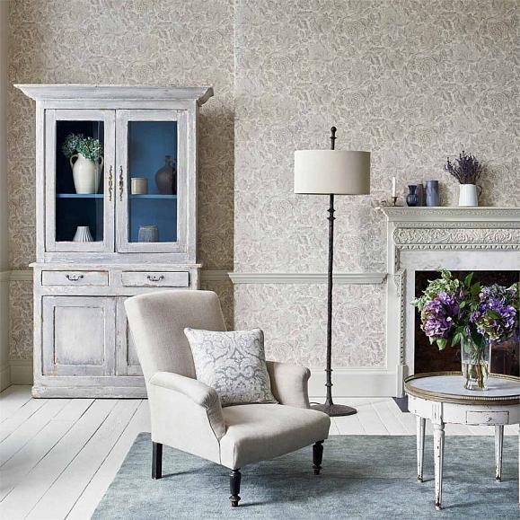 Обои Sanderson Chiswick Grove Thackeray 216415 фото в интерьере